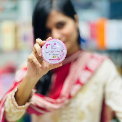 Bio Active Sakura pink Face powder