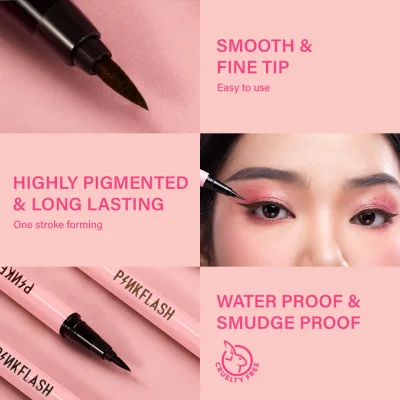 PINK FLASH Waterproof Eyeliner - Image 4