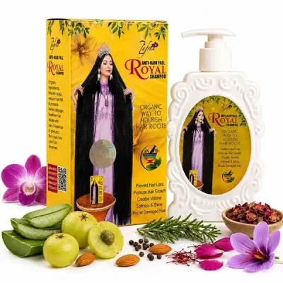 Zafran Anti-Hair Fall Royal Shampoo