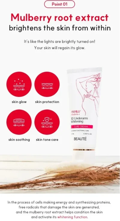 Beaute Melasma-X 3D Underarm Whitening Cure Cream - Image 3