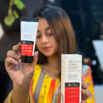 Deconstruct Brightening Fluid Sunscreen