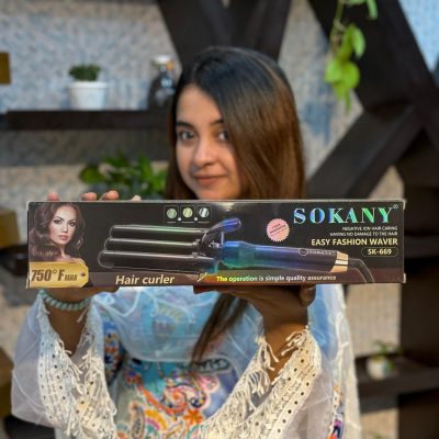 Sokany Hair Curling Iron 3 Barrel Ceramic Wand Curler
