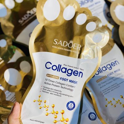 sadoer collagen foot mask