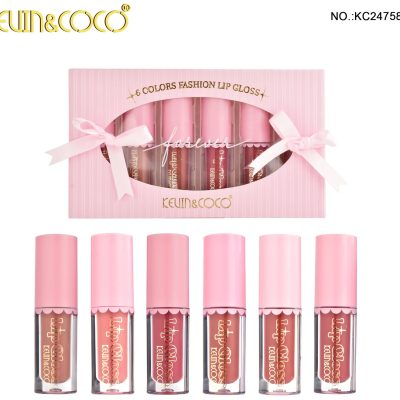 Kevin & Coco 6 Colors Fashion Lip Gloss set
