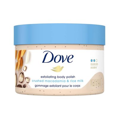 Dove Exfoliating Body Polish (Crushed Macadamia & Rice Milk)