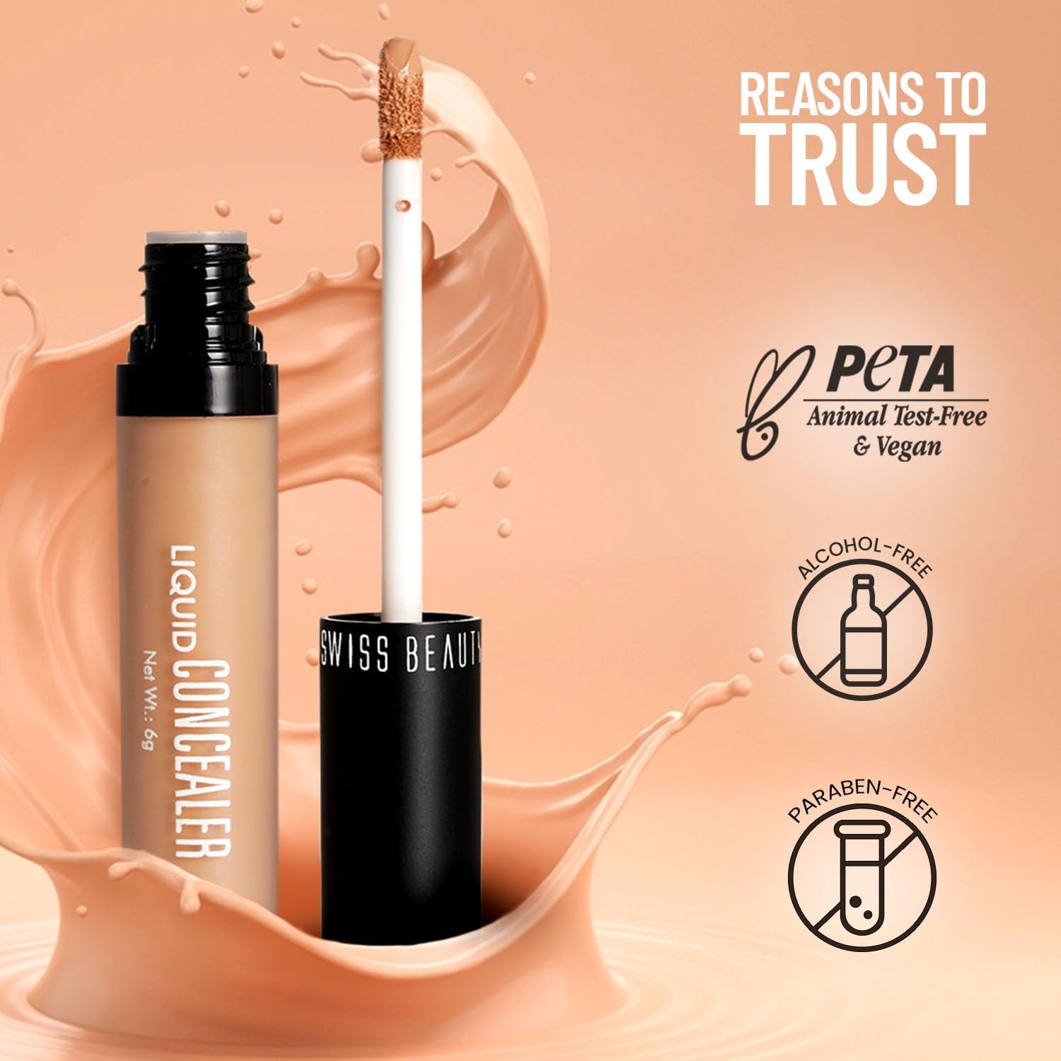 Swiss Beauty Perfect Liquid Concealer - Image 5