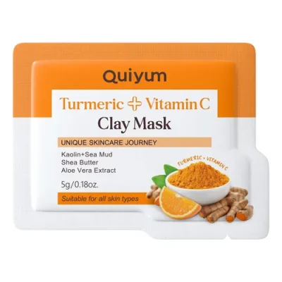 QUIYUM Turmeric+ Vitamin C Clay Mask