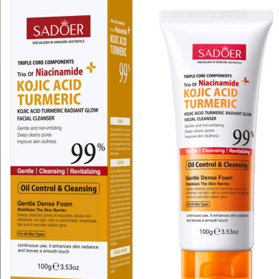 SADOER Niacinamide Kojic Acid Turmeric Radiant Cleanser