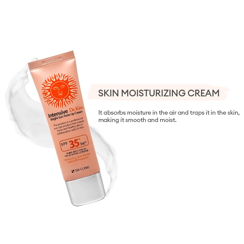 3W Clinic Intensive Dr. Kim Bright Sun Tone Up Cream - Image 3
