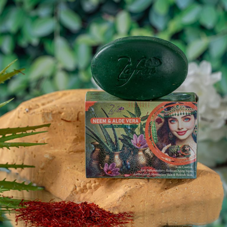 Zafran Neem & Aloe Vera Soap - Image 4