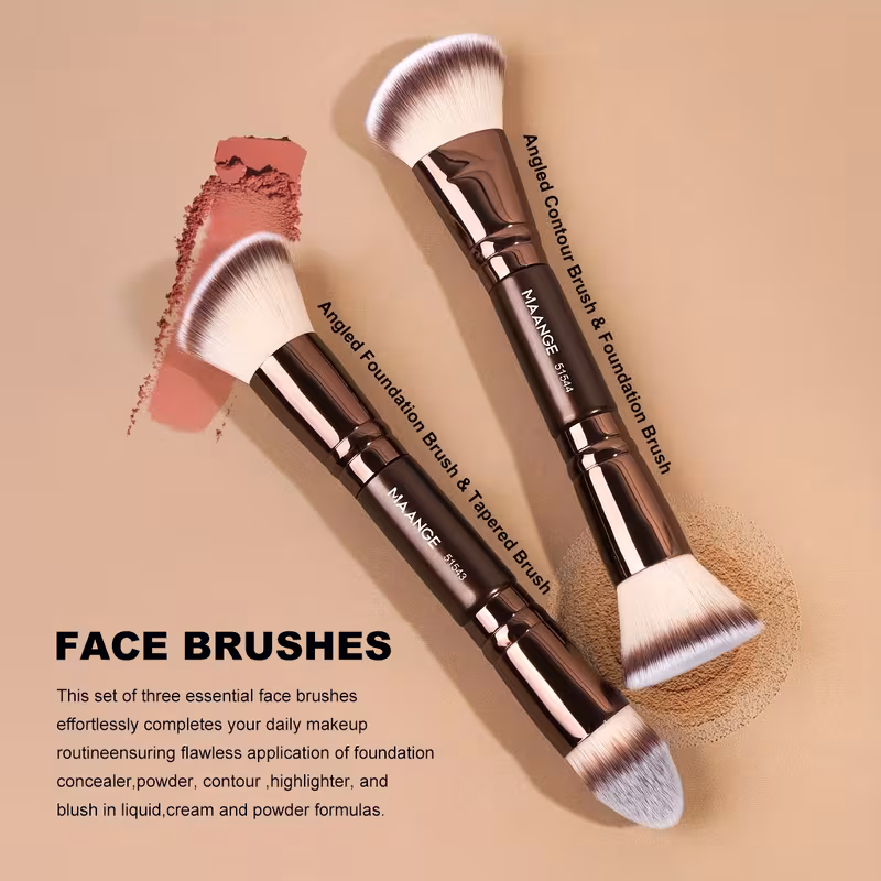 MAANGE 6pcs Face artistry Makeup Brush Set - Image 6